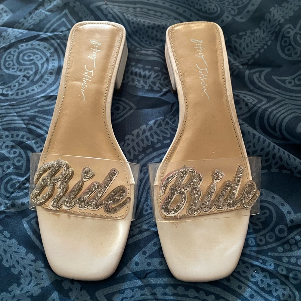 Betsey Johnson Bride Sandals